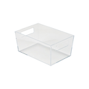 Simplify Small Storage Bin in Clear