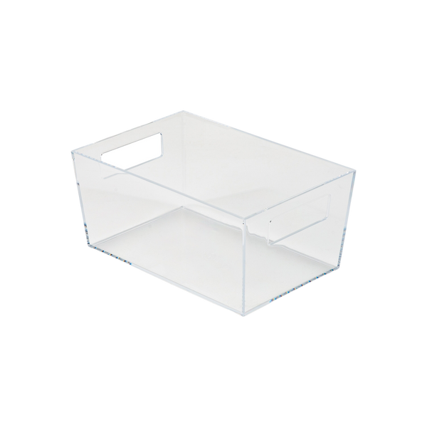 Simplify Small Storage Bin in Clear