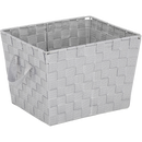 Simplify Large Woven Strap Tote, One Size , Gray