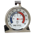  Taylor TruTemp refrigerator-freezer thermometer with a 2.5-inch dial and stainless steel housing on a white background.