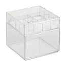 Stacking Cosmetic Organizer Clear
