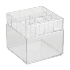 Stacking Cosmetic Organizer Clear