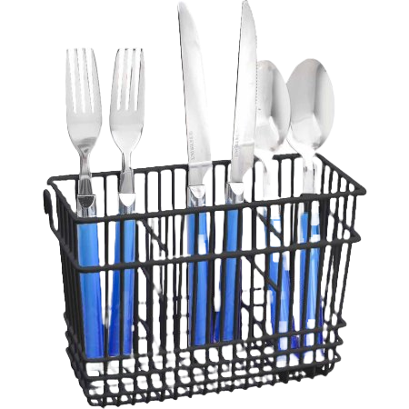 Kitchen Details Cutlery Basket in Black