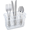 Kitchen Details Silverware Organizing Basket White