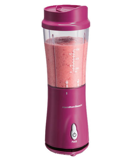 Single Serve Blender With Travel Lid Rasberry