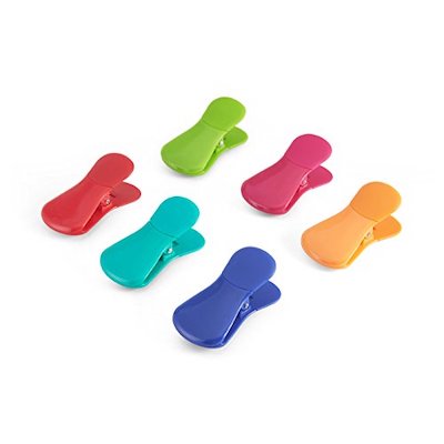 Colorful Bag Magnetic Clip 6pc Set