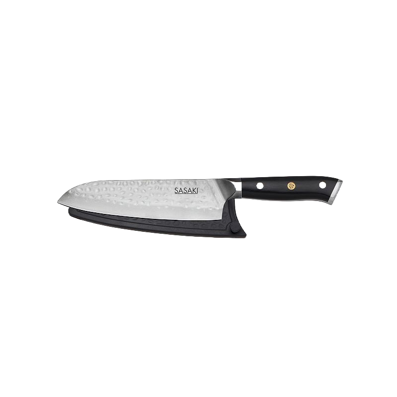 Sasaki Takumi 7" Santoku Knife with Sheath