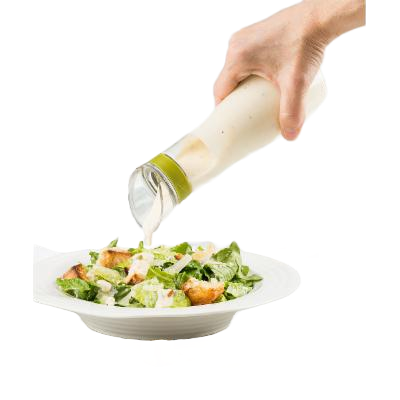 Glass Salad Dressing Bottle 10oz