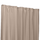 Bath Bliss Microfiber Soft Touch Dash Design Shower Curtain Liner in Taupe