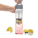 Pressa Bottle Squeeze System Fruit Infused Water Bottle Infuser BPA Free 24 OZ Recipe EBook