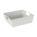 Simplify Large Woven Storage Bin in Sapphire