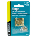 Bulk Buys KL22896 1 X 1 in. Brass Plated Hinge