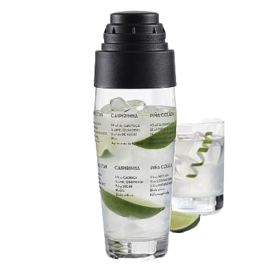 Trudeau Cocktail Shakers - 20-Oz. Glass Cocktail Shaker