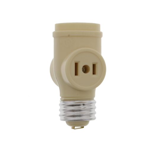Bright-Way BWC715V Medium Based Socket Adapter-Ivory
