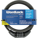 Wordlock CL-422-BK 4-Dial Cable Lock