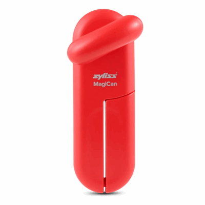 Zyliss ZYLISS Lock N Lift Manual Can Opener with Lid Lifter Magnet, Red