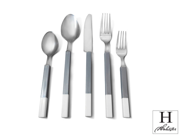 20pc Cutlery Set Grey