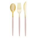 Blush/Gold Cutlery Combo Set 32pk