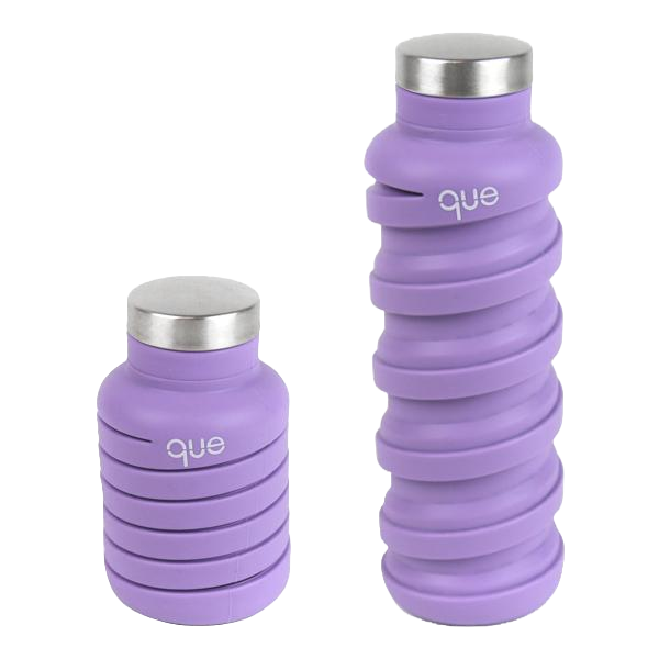 Purple Spiral Collapsible Water Bottle 20 Oz. - All