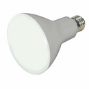 Satco S9623 LED BR30 bulb with a frosted finish on a white background.