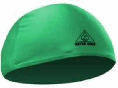 Lycra Swim Cap Green