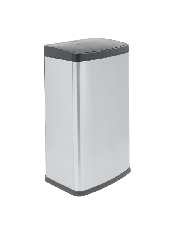 50L Touchless Brushed Stainless Steel Waste Bin