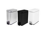 Home Basics Trash Cans BLACK - Black Slim Waste Bin