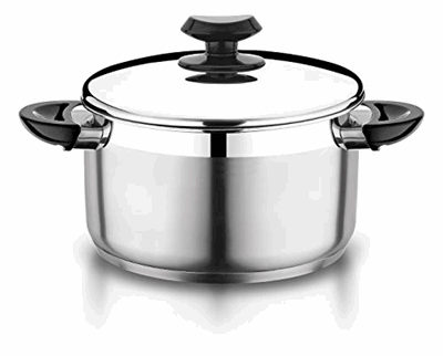 9qt Stock Pot Stainless Steel With Lid
