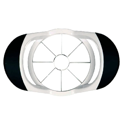White and Black Apple Slicer and Corer for Quick and Easy Fruit Preparation