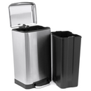 Stainless Steel 30L Slow Close Trash Bin