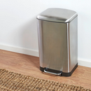 Stainless Steel 30L Slow Close Trash Bin