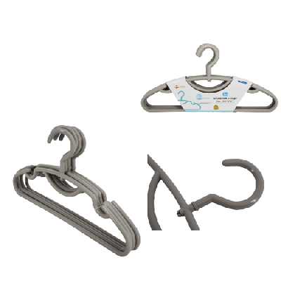 Plastic Hangers 4pk