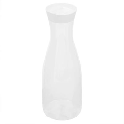 1L Plastic Bottle Carafe White