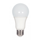 Pack of four A19 LED bulbs, 15.5 watts each, 2700K warm white color temperature, medium base.