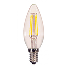 4W L.E.D. Soft White Filament Bulb 2700K