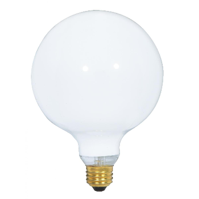 G40 5" Globe 40W White Bulb Incandescent