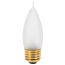 Med Base Flame Tip 40W Frosted Chandeleier Bulb