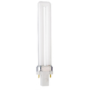 Twin Tube Compact Fluorescent G23 Base 9W Soft White Bulb