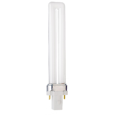 Twin Tube Compact Fluorescent 9W 4100K G23 Base