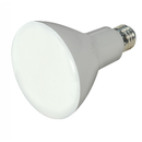 Energy-saving Satco Ditto LED BR30 bulb that emits a warm white light, is dimmable, and fits standard medium base sockets