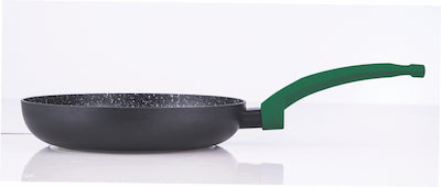 12.6" Non Sick Frying Pan with Green Handle