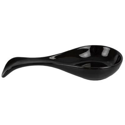 Ceramic Spoon Rest Black