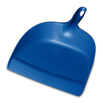 Clip On Plastic Dust Pan Aqua Blue