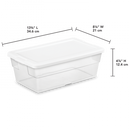 6-Quart Stackable Storage Box