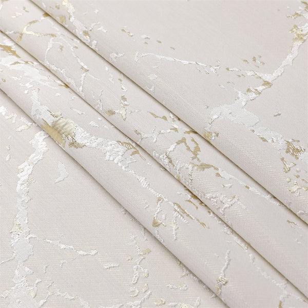 jacquard napkins in a marble white and gold pattern