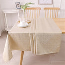 Avalon Gold Jacquard Tablecloth 70"x120"