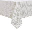 Velvet Tablecloth- White with Gold Foil Dotted Print