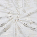 White Dotted Gold Foil Print Tablecloth 60" X 90"