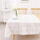 60"x120" Tablecloth- Velvet, Gold Infinity