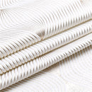 60"x120" Tablecloth- Velvet, Gold Infinity